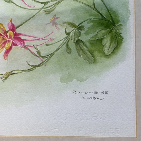 Original Framed Watercolour by M. Watson - Picture 3 of 4